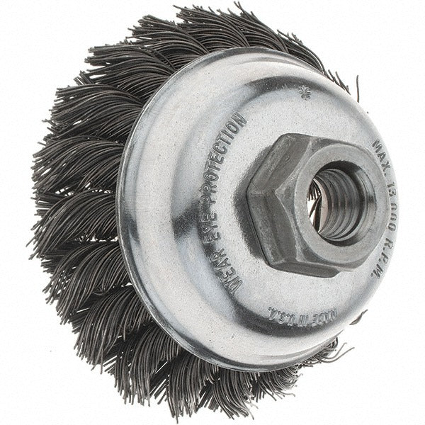 TRU-MAXX Tru-maxx 88537 Knotted Cup Brush 3.5 in Steel Wire