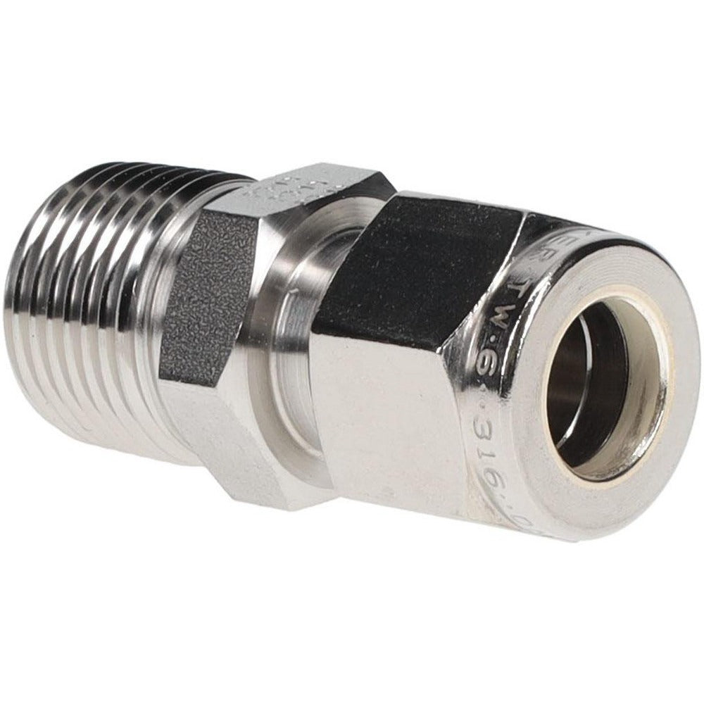 PARKER Parker 6MSC6N-316 Compression Tube Connector 3/8-18 Npt