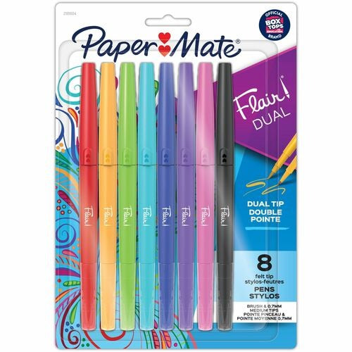 PAPER MATE Paper Mate PAP2181604 Dual Tip Pen Set Pack of 8