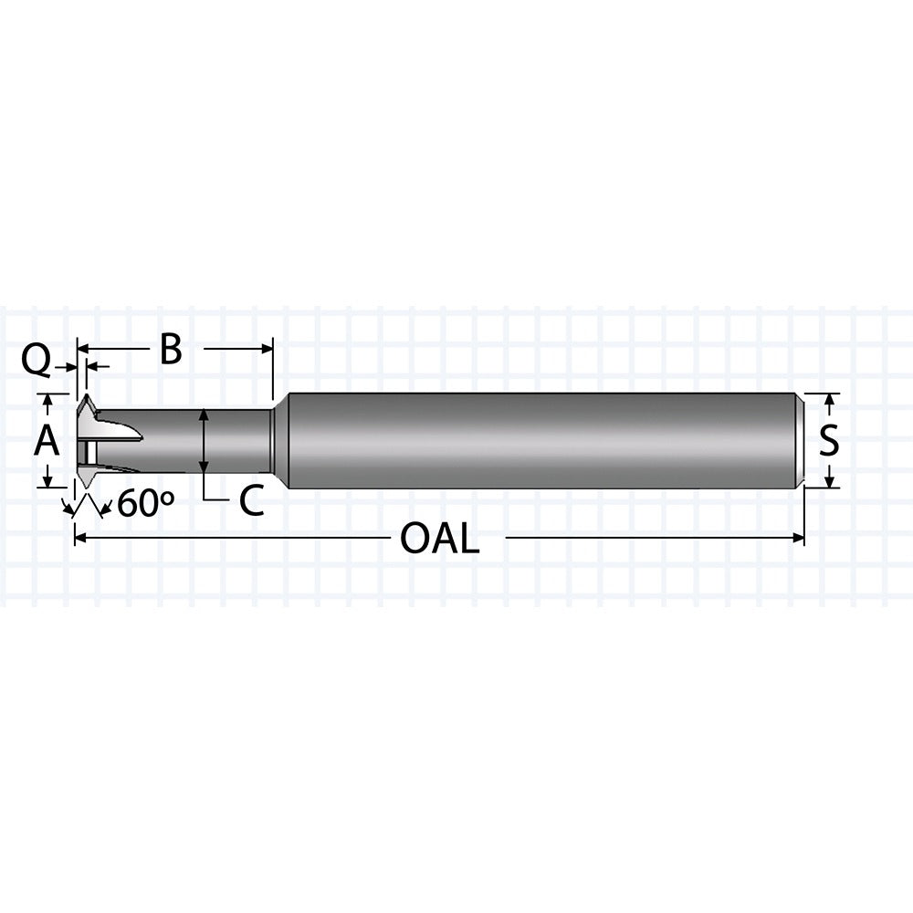 SCIENTIFIC CUTTING TOOLS Scientific Cutting Tools SPTM080MLA Thread Mill 40-64 Tpi