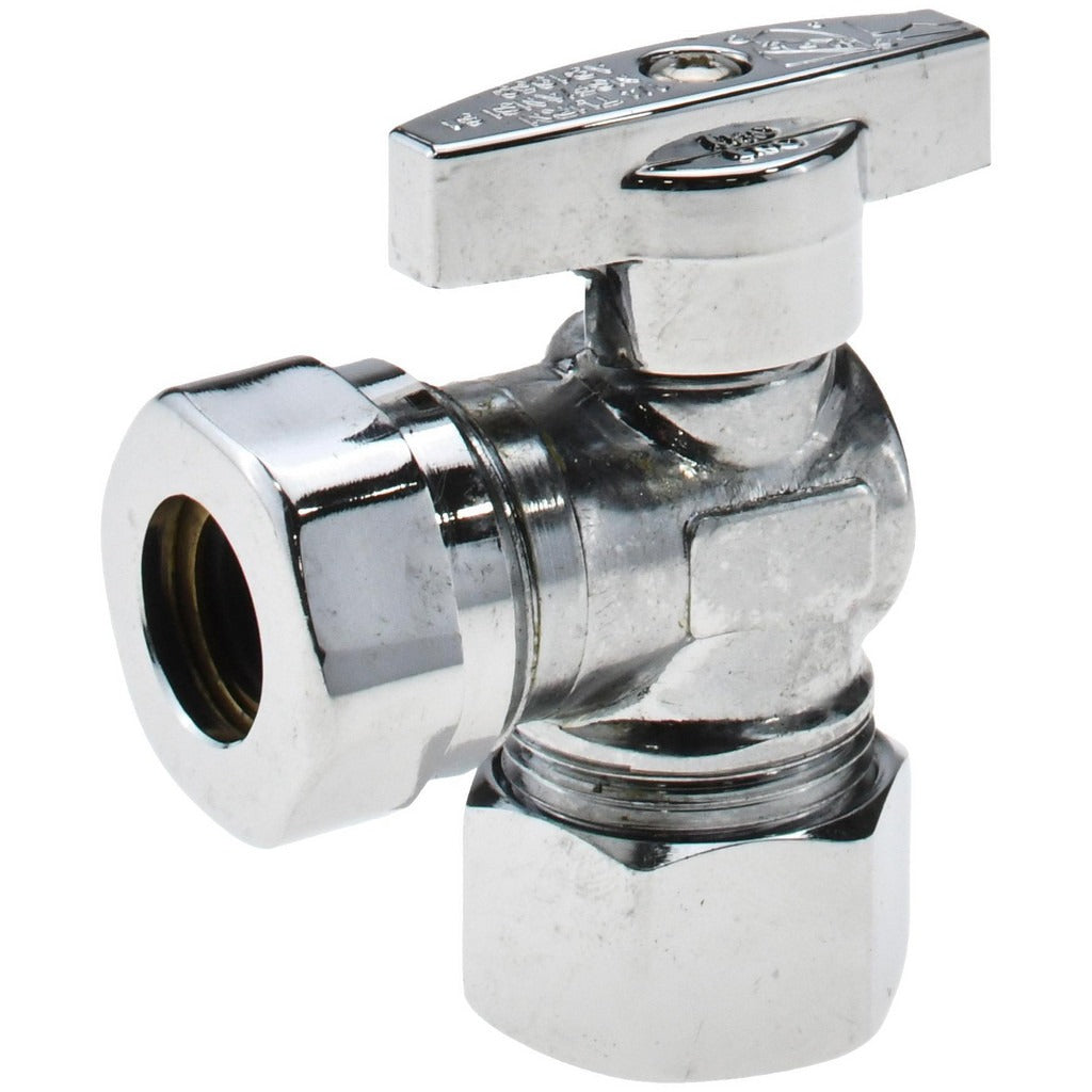VALUE COLLECTION Value Collection 190-037HC Brass Angle Stop Valve 125 Psi