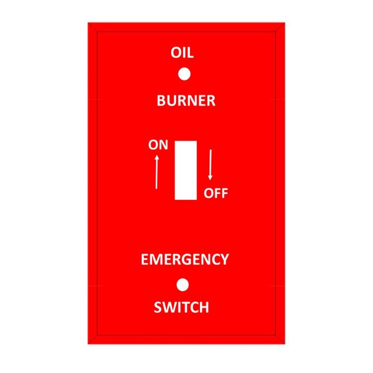 MULBERRY METAL PRODUCTS Mulberry Metal Products 41001H Oil Burner Wall Plate