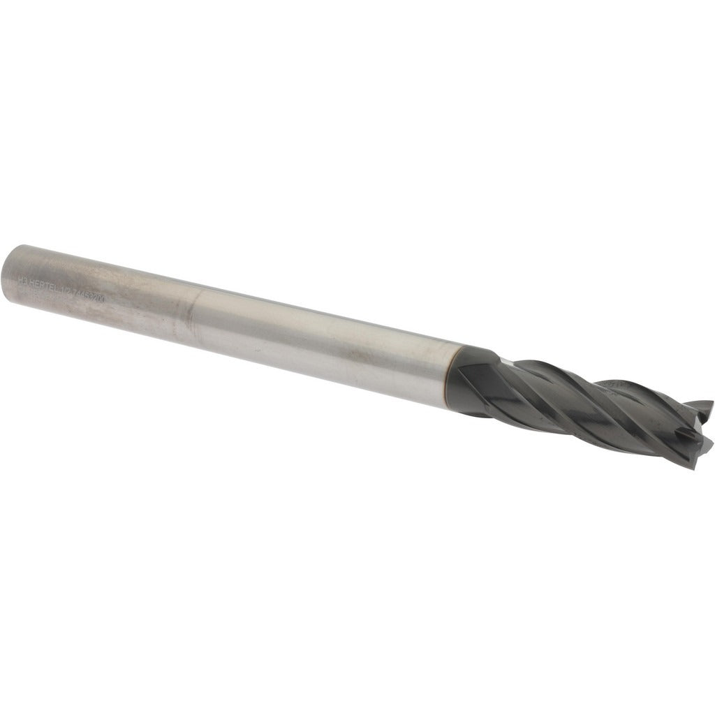 HERTEL Hertel 750300 Square End Mill 0.5in 4 Flute Solid Carbide