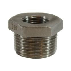 MIDLAND INDUSTRIES Midland Industries 63523 Hex Bushing 1-1/2 Mpt X 1 Fpt 316 Ss