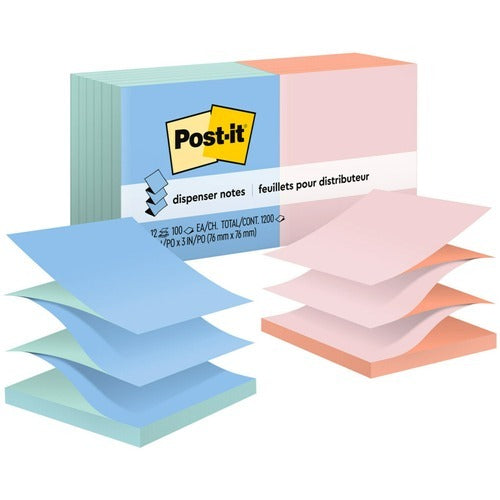 3M 3M MMMR330UALT Post-it Pop-up Refill Notes 3x3 in 12-pack