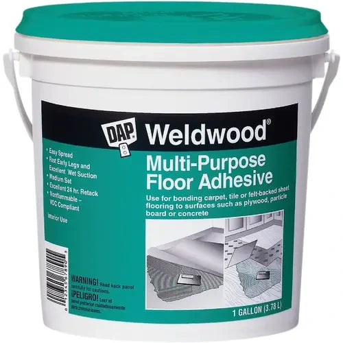 DAP Dap 7079800142 WeldWood High Strength Synthetic Latex-Resins Floor Adhesive 1 gal