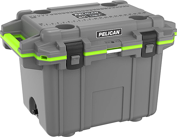 PELICAN Pelican 50Q-1-DKGRYEGRN Elite Cooler 50 Qt (50Q-1-DKGRYEGRN)