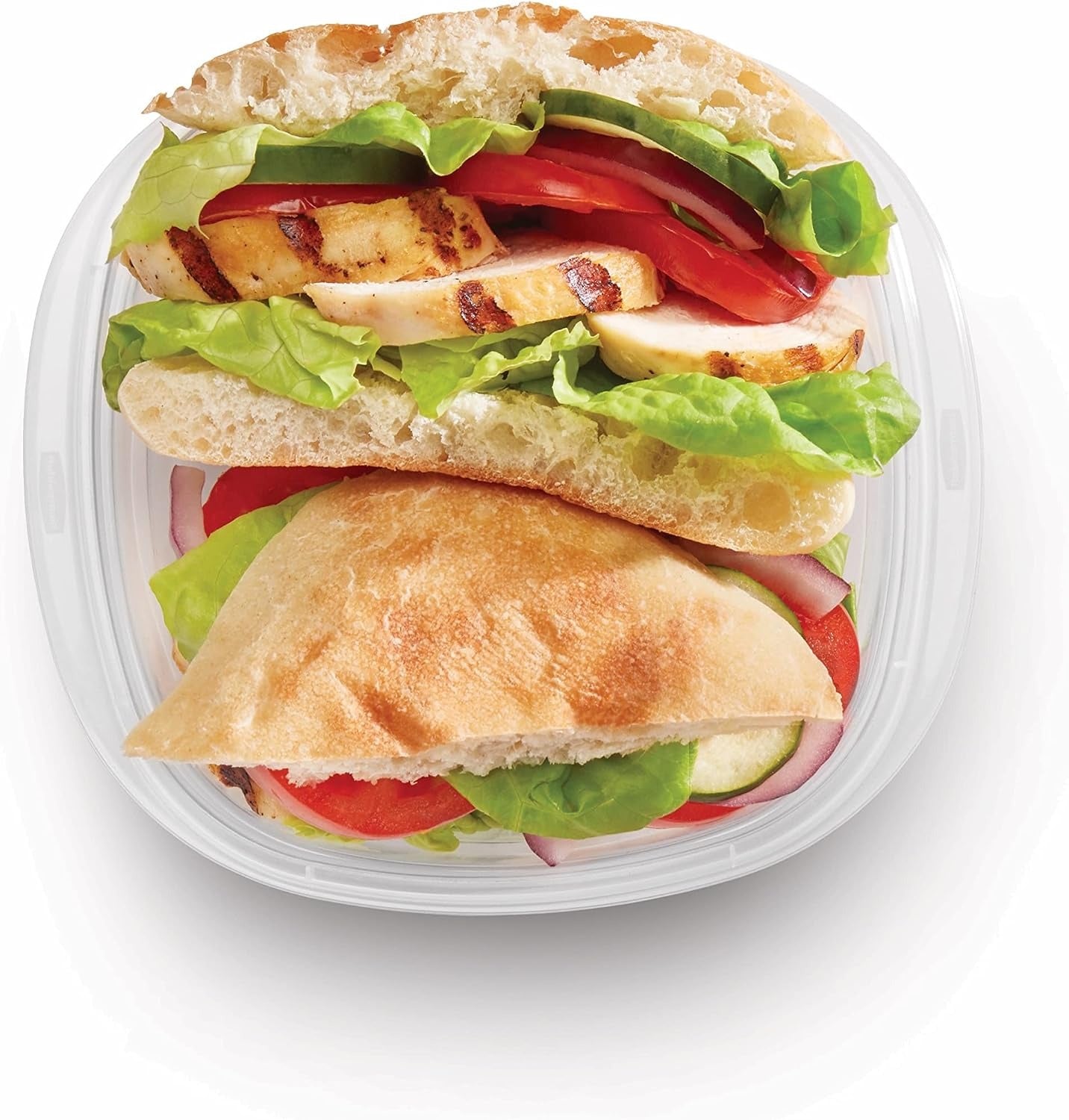 RUBBERMAID Rubbermaid 2086751 TakeAlongs 2.9-Cup Square Food Storage Containers (4-Pack)