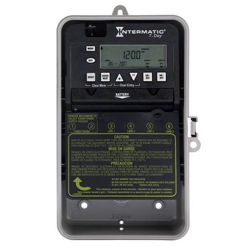 Intermatic ET1725CPD82 7-Day 30A 2xSPST Electronic Time Switch