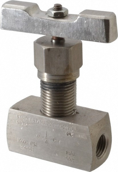 VALUE COLLECTION Value Collection NVA3020 Straight Needle Valve 10000 Psi
