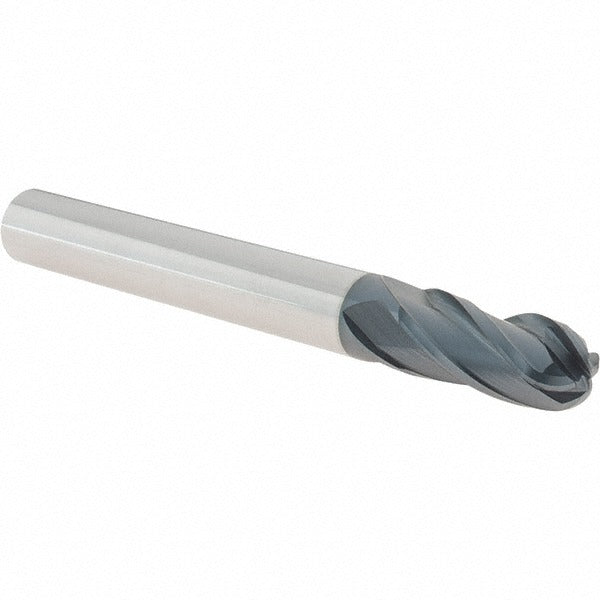 ISCAR Iscar 5621011 Ball End Mill 0.5 in 4 Flute Solid Carbide