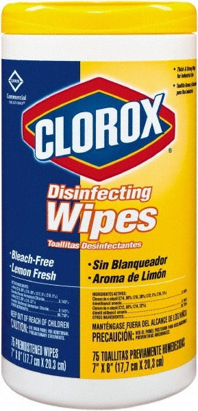 CLOROX Clorox CLO15948CT Disinfecting Wipes 75 Sheets 6 Pack