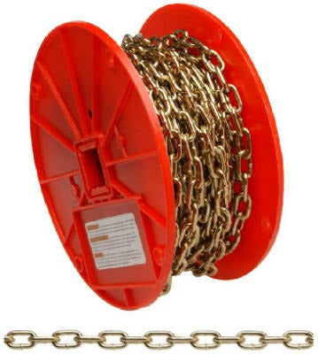 CAMPBELL Apex Tools Group Llc 723367 Brass Chain 50 Ft Size 3 Wll 270 Lb
