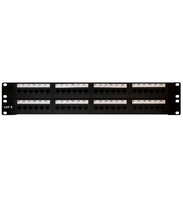 Legrand 48845CC6 Patch Panels, 48 Port T568A/B Universal Wiring