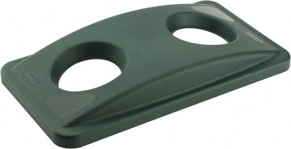 RUBBERMAID Rubbermaid FG269288GRN Square Recycling Lid 15.88 Gal