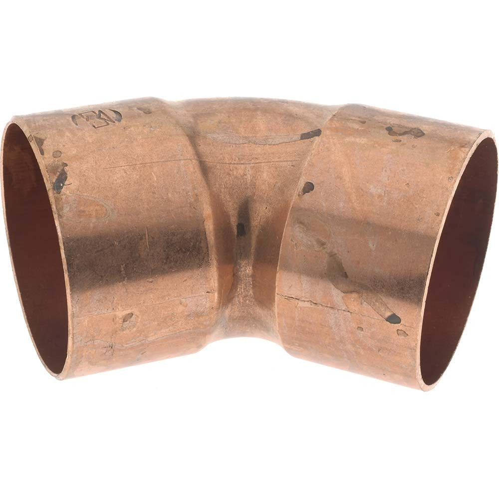 MUELLER INDUSTRIES Mueller Industries W 03063 Wrot Copper 45 Elbow 2-1/2 in