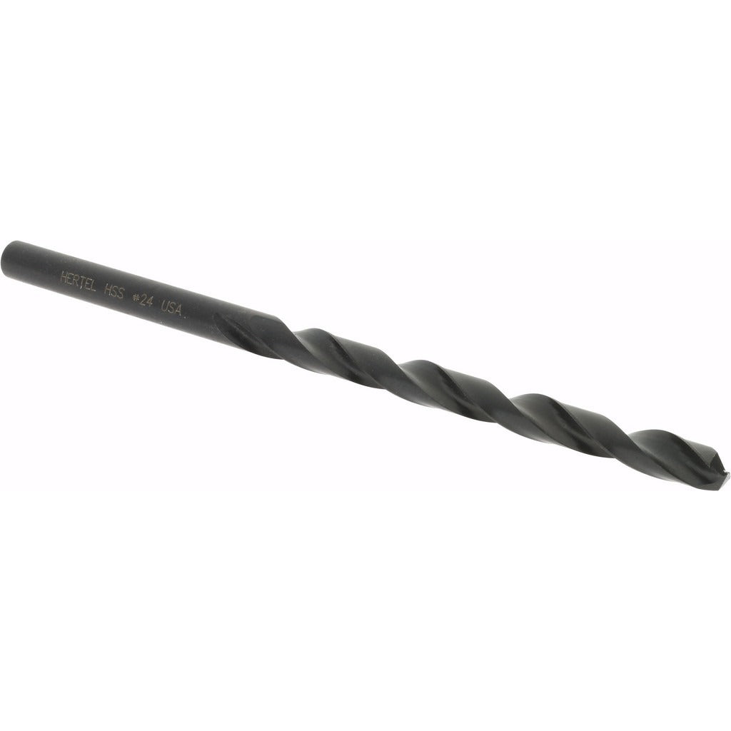 HERTEL Hertel 84580984 Jobber Drill Wire Size 24 Hss 135 Deg