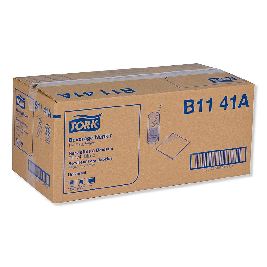 TORK Tork TRKB1141A Beverage napkin 9.38 x 9.38 (500/Pack, 8/Carton) B1141A