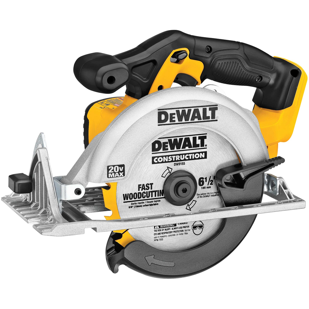 DeWalt DCS391B 20 Volt Max 6-1/2 Inch Circular Saw