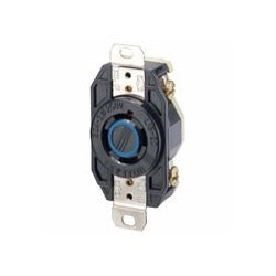 LEVITON LEVITON 2420 Locking Receptacle 20 Amp 250 Volt 3-Phase Flush Mounting