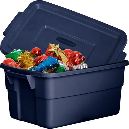RUBBERMAID Rubbermaid RMRT030003 Roughneck Tote 15-11/16 x 10-5/8 x 7 in (Pkg Qty 6) WB493590