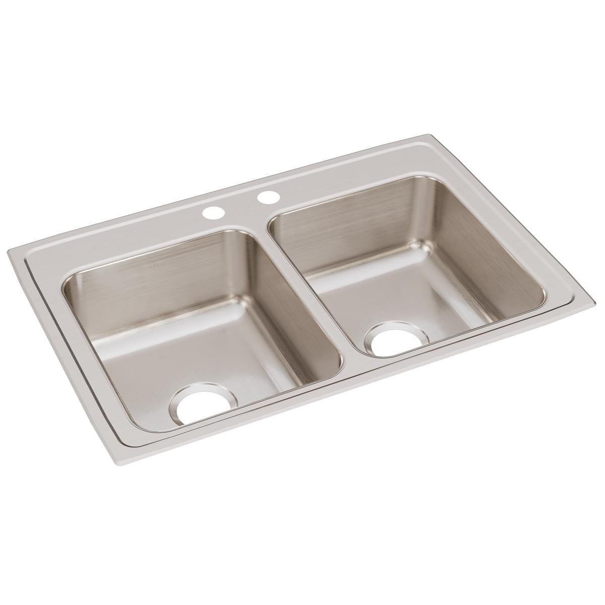BSC PREFERRED Bsc Preferred LR33222 Double Bowl Drop-in Kitchen Sink