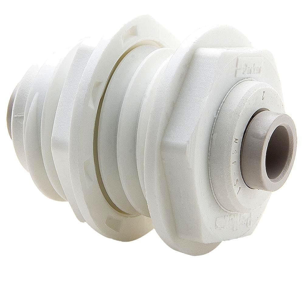 PARKER Parker PP6BU6 Bulkhead Union Fitting 3/8 in Od