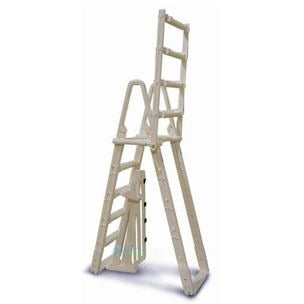 CONFER PLASTICS CONFER PLASTICS 7100X A-Frame Ladder with Barrier System 48-54 Inch Pools