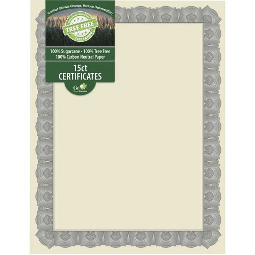 GEOGRAPHICS Geographics GEO49009 Tree Free Certificate Paper Pack of 15