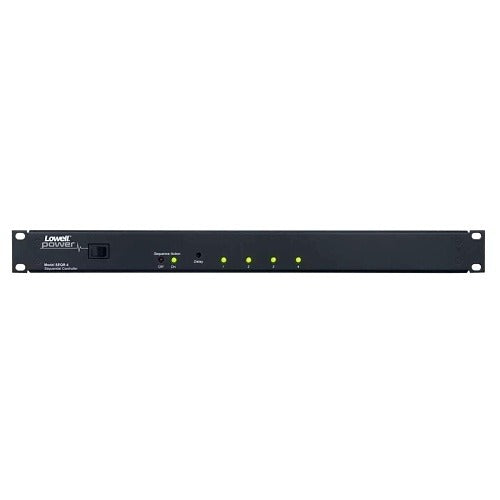 LOWELL Lowell SEQR-4 Power Sequencer 4 Channel 1U Rack Mount