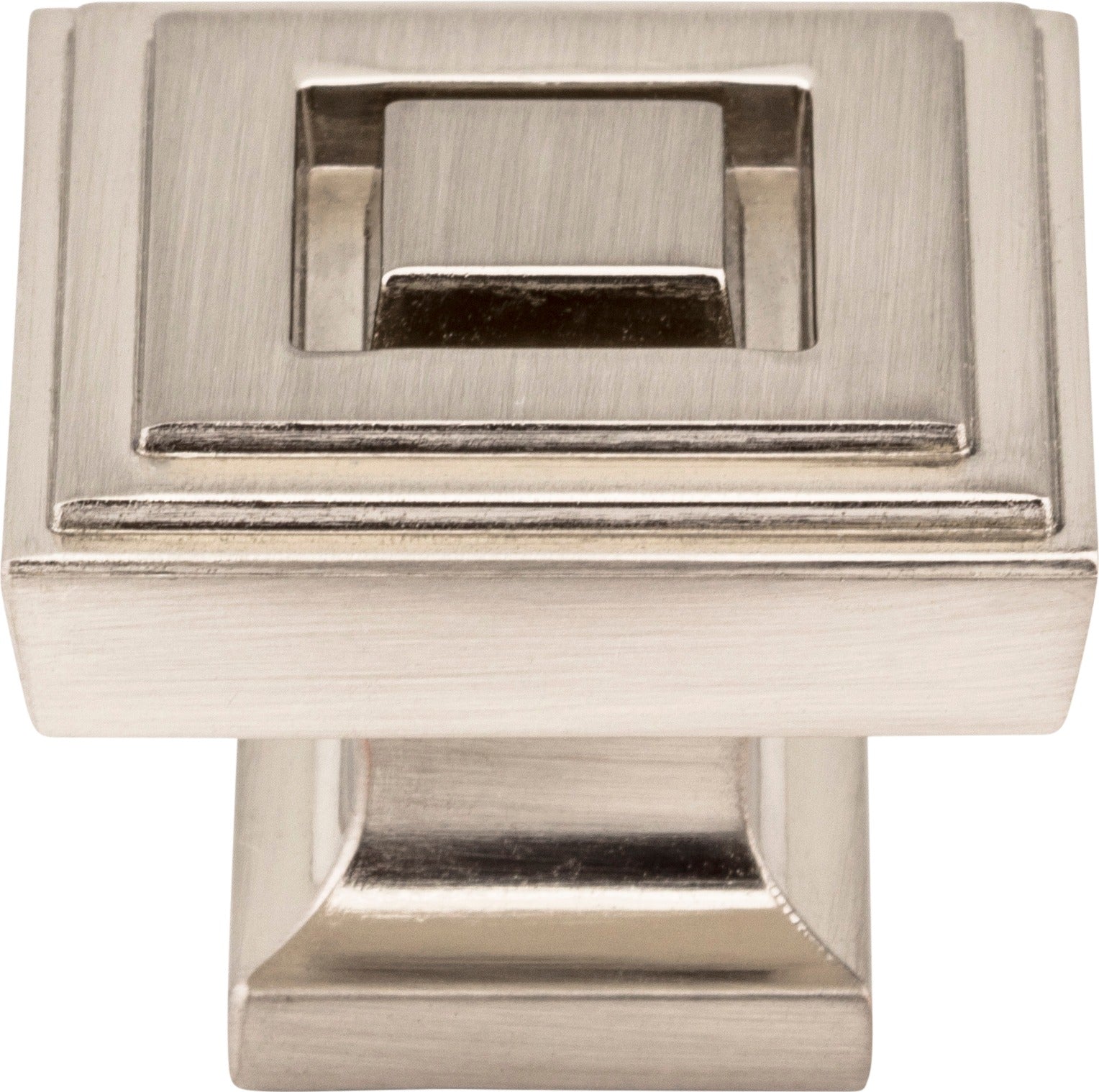 JEFFREY ALEXANDER Jeffrey Alexander 585L-SN Square Cabinet Knob Satin Nickel