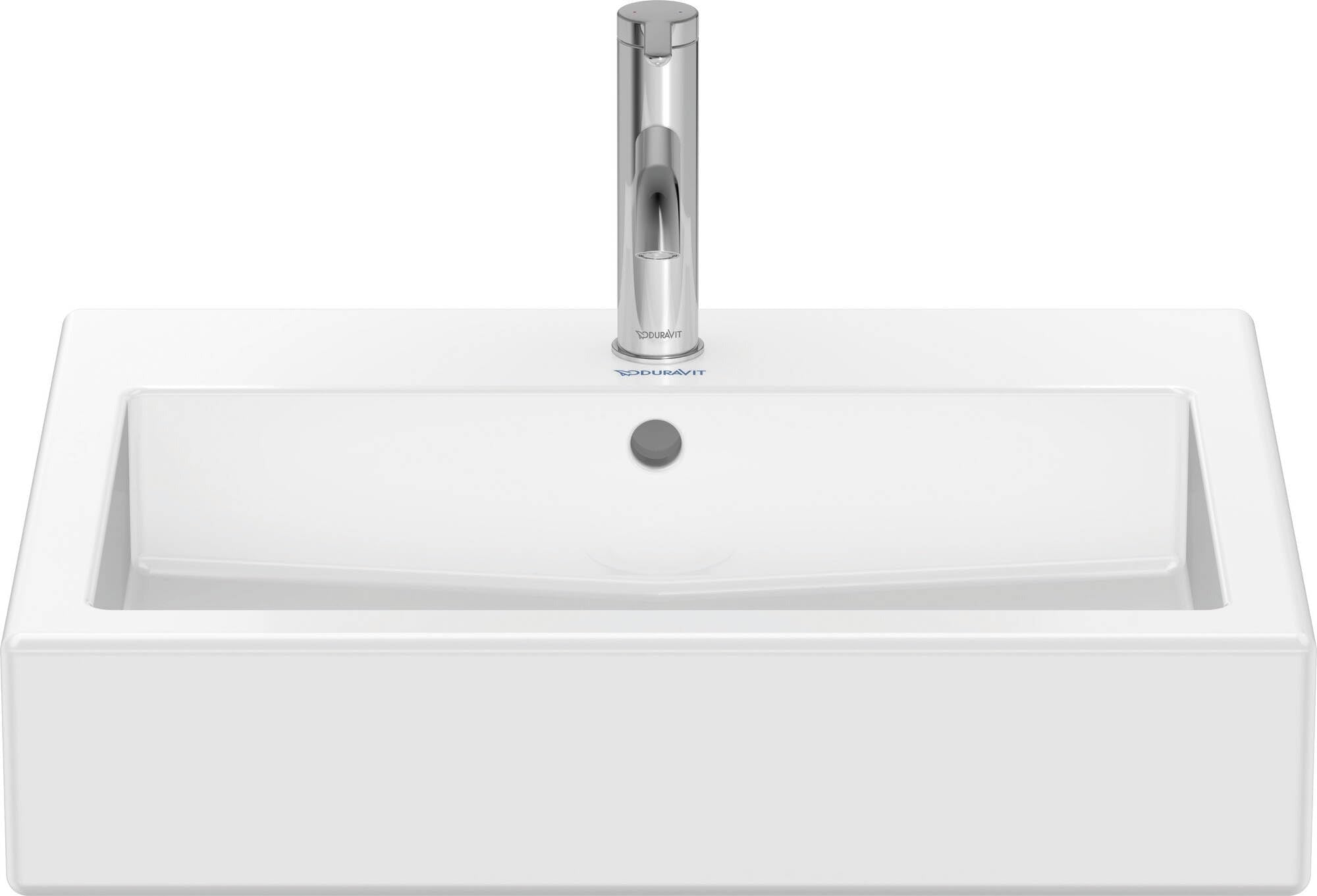 DURAVIT Duravit 454600027 Vero 24 x 18 1H Ceramic Wall-Mounted Rectangular Vessel Lavatory (0454600027)