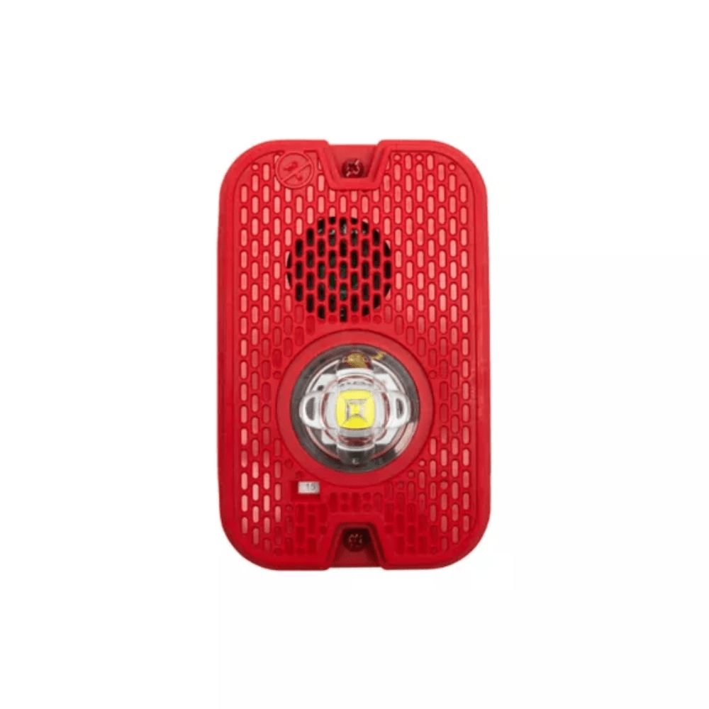 SYSTEM SENSOR System Sensor P2GRKLED L-Series outdoor compact wall-mounted horn strobe 16-33 VDC (compact wall) P2RK