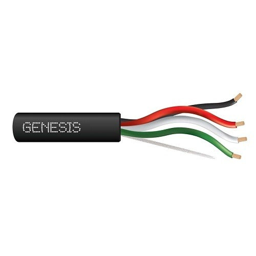 SOUTHWIRE Genesis Cable 52515508 16/4 Stranded CL2 Audio Cable Black