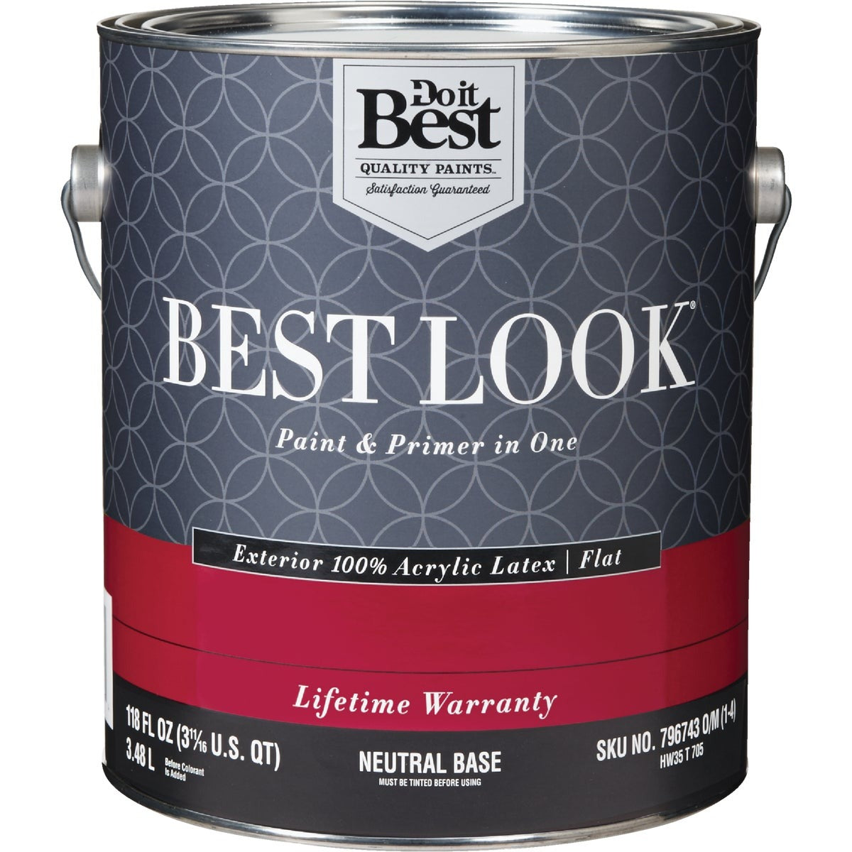 BSC PREFERRED Bsc Preferred HW35T0705-16 Exterior Flat Paint 1 Gallon