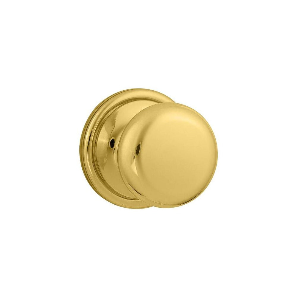 KWIKSET Kwikset 720H-3 Hancock Knob Passage Door Lock Bright Brass