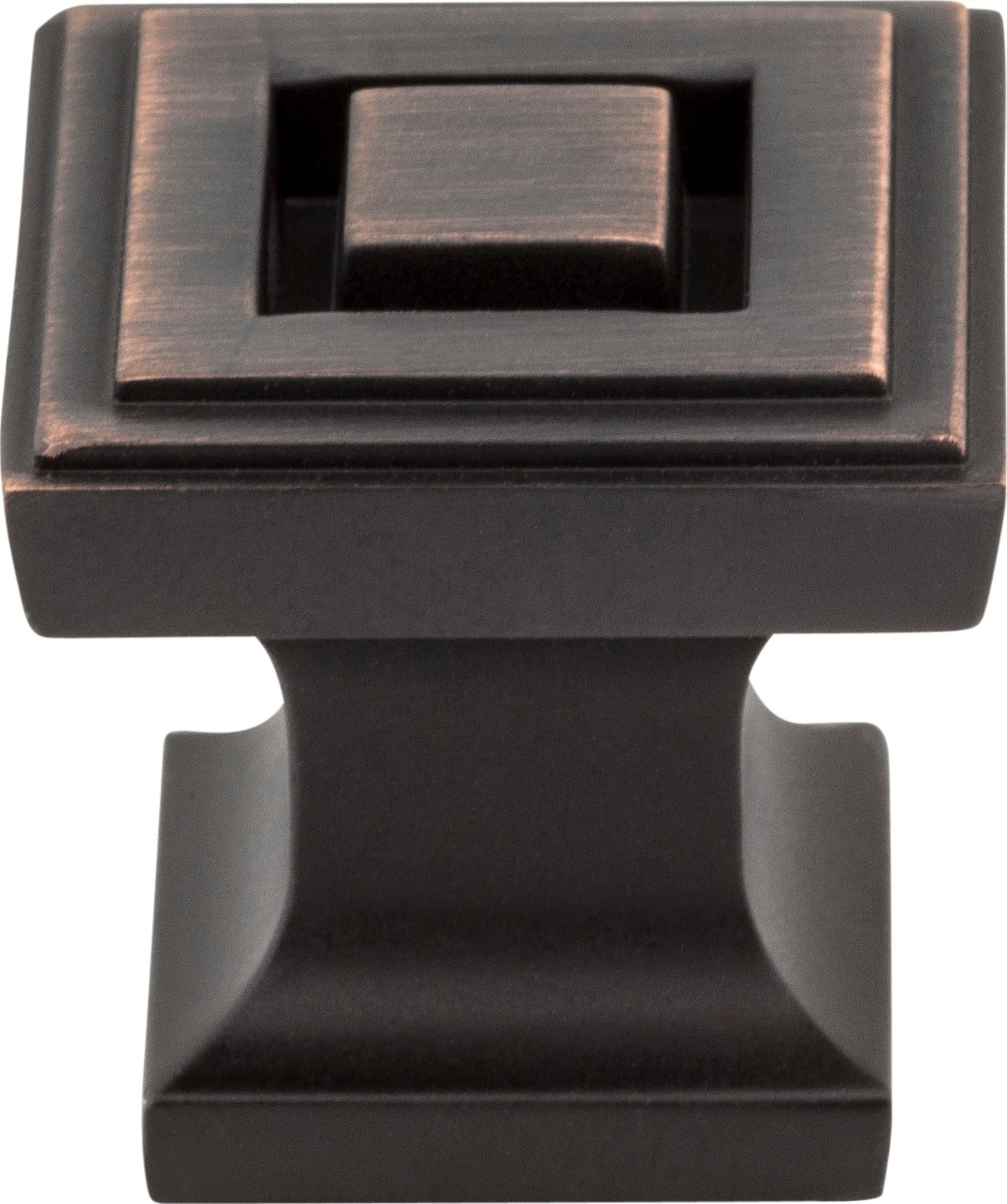 JEFFREY ALEXANDER Jeffrey Alexander 585DBAC Square Cabinet Knob Brushed Bronze