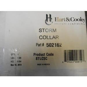 HART & COOLEY Hart & Cooley 502162 8Tlcsc All Fuel Storm Collar 8 in (8TLCSC)
