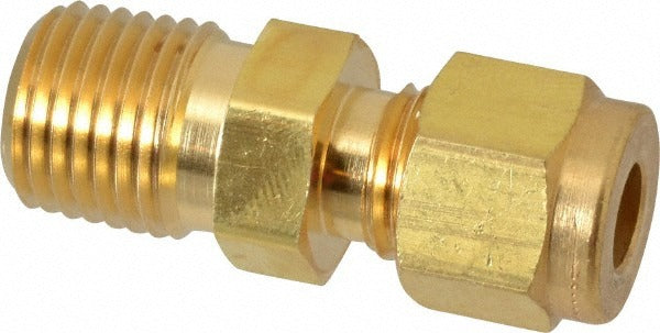 PARKER Parker 4-4 Fbz-b 1/4 in Compression X Mnpt Brass Connector