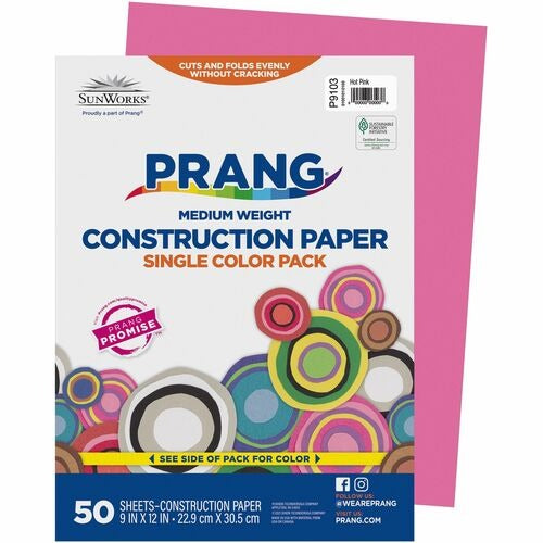 PACON Pacon PAC9103 Construction Paper 9x12 Inches 50 Sheets