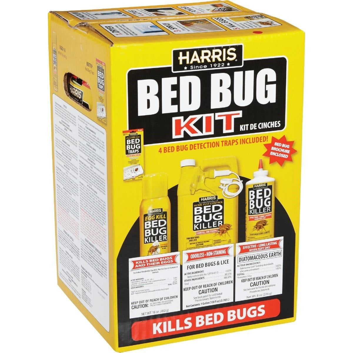 HARRIS HARRIS BBKIT-LGVP-4 Bedbug Killer Kit Value Pack
