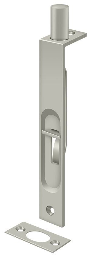 DELTANA Deltana 6FBS15 Flush Bolt Heavy Duty Square Satin Nickel