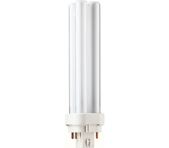 Philips 383331 PL-C Linear Compact Fluorescent Lamp 18 Watt 1 Count G24Q-2