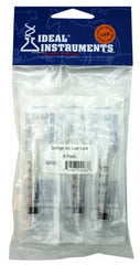 TRUE VALUE 9263 Disposable Syringe, 3 cc, 6-Pk.