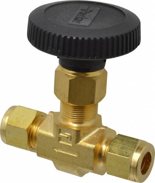 PARKER Parker 6Z-V6LN-B Straight Needle Valve 3/8 in Compression
