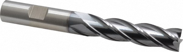 CLEVELAND CONTROLS Cleveland C33416 Square End Mill 0.5in 4 Flute Hss Ticn