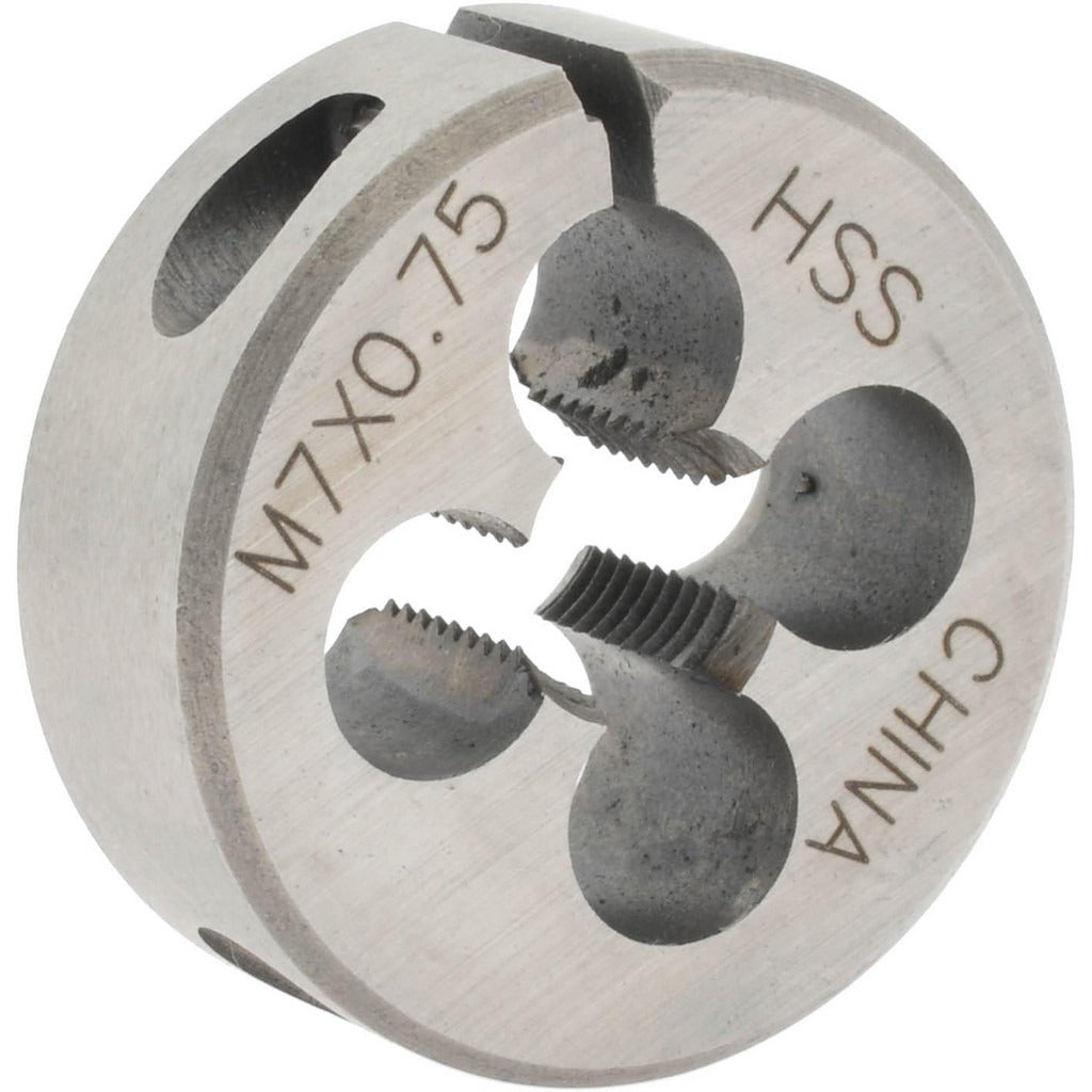 VALUE COLLECTION Value Collection 314-1639 Round Die M7x0.75 1 Inch Od Hss