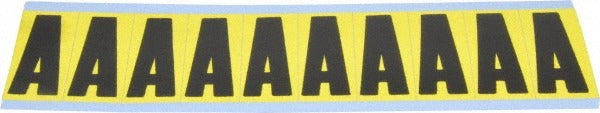 STRANCO Stranco SB5-A Letter Label a 1 Inch Vinyl Removable