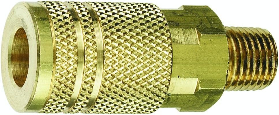 TRU-FLATE Tru-Flate 13-225 I/M-Style Coupler 1/4 in MNPT (Pack)