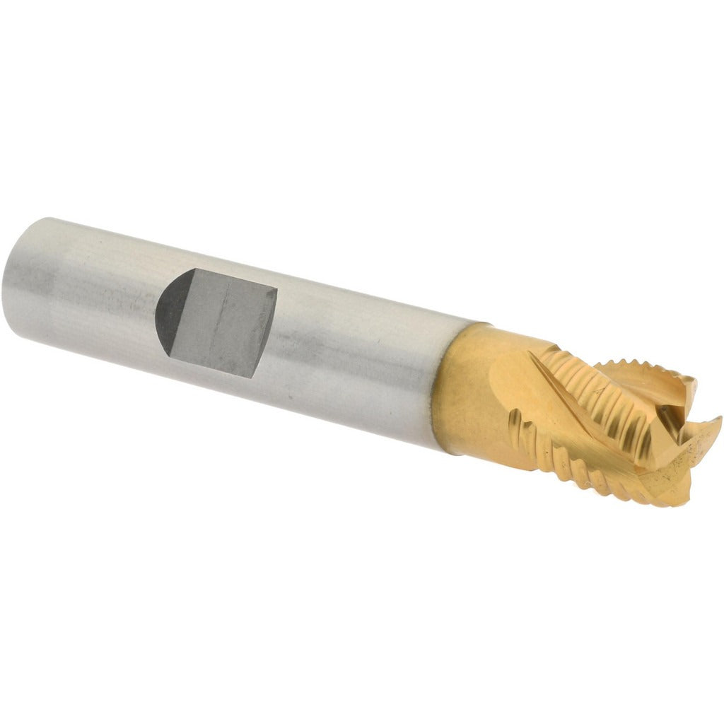 HERTEL Hertel 91197004 Roughing End Mill 3/8 in 4 Flute Cobalt